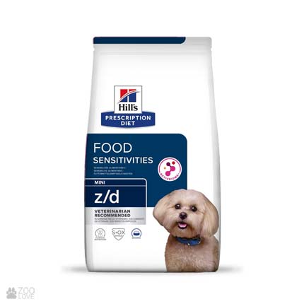 Hill's Prescription Diet Canine z/d Food Sensitives Mini, корм для собак малых пород с пищевыми расстройствами