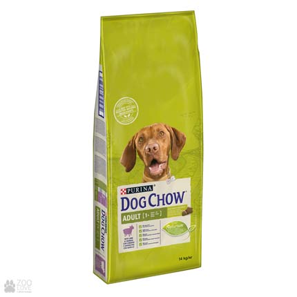 Упаковка корма для собак с мясом ягненка Dog Chow Adult Lamb, 14 кг (2018)