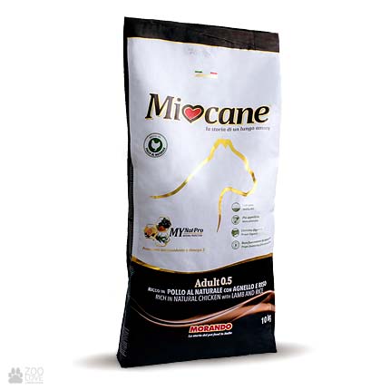 Корм сухой для собак (Morando Miocane) Морандо Миокане 0.5 с ягненком и рисом, 10 кг