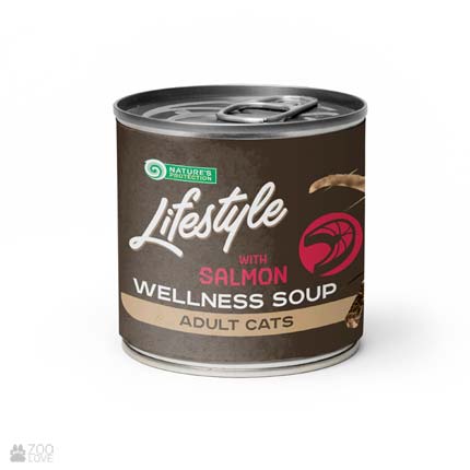 Nature's Protection Lifestyle Adult cats Sterilised Soup Salmon, суп с лососем для стерилизованных кошек