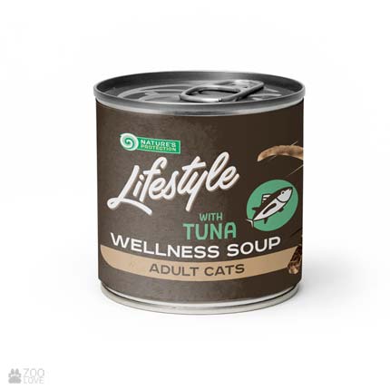Nature's Protection Lifestyle Adult cats Sensitive digestion Soup Tuna, жидкий корм с тунцом для кошек с чувствительным пищеварением