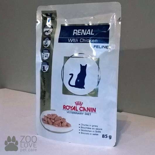 Фото пауча 85 гр. корма для кошек Royal Canin RENAL