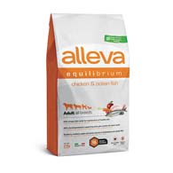 Alleva Equilibrium Sensitive Adult All Breeds Chicken & Ocean Fish, корм для собак с чувствительным пищеварением с курицей и рыбой
