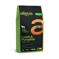 Alleva Natural Medium & Maxi Adult Lamb & Pumpkin, корм для собак средних и крупных пород с ягненком и тыквой