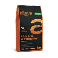 Alleva Natural Mini Adult Chicken & Pumpkin, корм для собак малых пород с курицей и тыквой