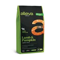 Alleva Natural Mini Adult Lamb & Pumpkin, корм для собак малых пород с ягненком и тыквой