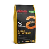 Alleva Natural Mini & Medium Puppy Lamb & Pumpkin, корм для щенков малых и средних пород с ягненком и тыквой