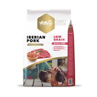 AMITY Super Premium Iberian Pork, корм для взрослых собак со свининой