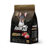 AnimAll Adult Small Breed Turkey with Lamb, корм с ягненком и индейкой для собак малых пород