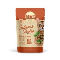 Araton Adult Salmon & Chicken, влажный корм с лососем и курицей для взрослых кошек