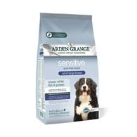 Arden Grange Adult Large Breeds Sensitive White Fish & Potato, корм для собак крупных пород с белой рыбой