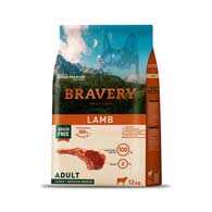 BRAVERY Adult Medium & Large Breeds Lamb Dog, сухой корм для собак средних и крупных пород с ягненком