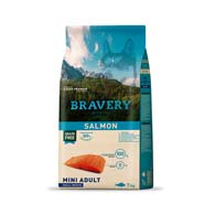 BRAVERY Adult Small & Mini Breeds Salmon Dog, сухой корм для собак малых пород с лососем