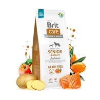 Brit Care Grain Free Senior & Light Salmon & Potato, корм для пожилых собак всех пород