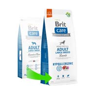 Brit Care Adult Large Breed Hypoallergenic Lamb & Rice, корм для собак весом от 25 кг