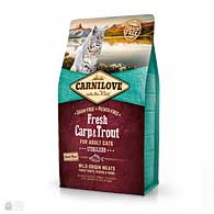 Carnilove Sterilised Fresh Carp & Trout, корм для стерилизованных котов