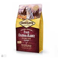 Carnilove Fresh Chicken & Rabbit Grain Free, корм для взрослых котов