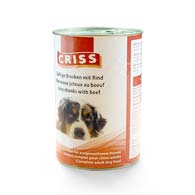 Criss Beef, консервы для взрослых собак с говядиной