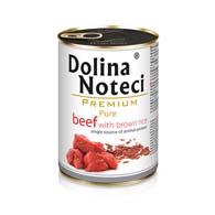 Dolina Noteci Premium Pure Beef with Brown Rice, консервы для собак с говядиной и рисом