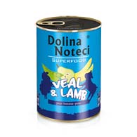 Dolina Noteci Superfood Veal & Lamb, консервы для собак с телятиной и ягненком