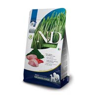 Farmina N&D Spirulina Medium & Maxi Adult Lamb & Wolfberry, сухой корм для собак средних и крупных пород с ягненком и ягодами годжи