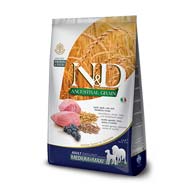 Farmina N&D Low Grain Medium & Maxi Adult Lamb & Blueberry, сухой корм для собак средних и крупных пород с ягненком и черникой