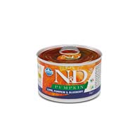 Farmina N&D Grain Free Pumpkin Lamb Adult Mini, беззерновые консервы для собак с ягненком и тыквой