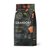 Grandorf Fresh Salmon & Sweet Potato Mini Adult, корм с лососем для собак малых пород