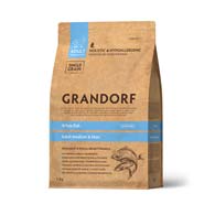 Grandorf White Fish & Rice Adult Medium & Maxi Breeds, корм для собак любых пород