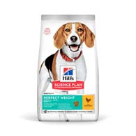 Hill's Science Plan Perfect Weight Medium Adult Chicken, корм для собак средних пород с избыточным весом