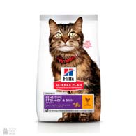 Hill's Science Plan Sensitive Stomach & Skin Adult, корм для кошек