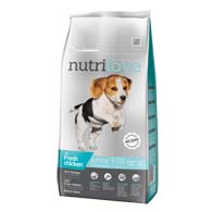 Nutrilove Junior Small & Medium c курицей и рисом, корм для щенков малых и средних пород