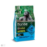 Monge BWild Adult All Breeds Anchovies & Potatoes Grain Free, беззерновой корм для собак пород с анчоусами