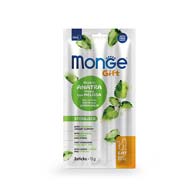 Monge Gift Cat Sticks Sterilised Duck, лакомства для стерилизованных кошек с уткой и мелиссой