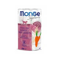 Monge Supreme Kitten Tuna Flakes with Quinoa and Baby Carrots, влажный корм для котят с тунцом, киноа и морковью