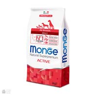 Monge All Breeds Adult Active, корм для активных собак, с курицей