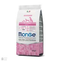 Monge All Breeds Adult Pork, корм для собак, со свининой, рисом и картофелем