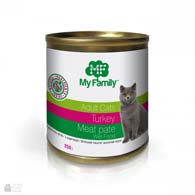 My Family Adult Cat Turkey Meat Pate, консервы для кошек, паштет с индейкой