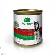 My Family Adult dogs Veal Pate, консервы для собак, паштет с говядиной