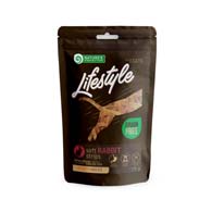 Nature's Protection Lifestyle Soft Rabbit Strips, мягкое лакомство с кроликом для кошек