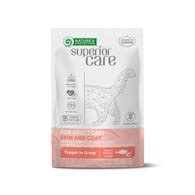 Nature's Protection Superior Care Adult Cats Skin & Coat Tuna & Shrimps, консервы с тунцом и креветками для кошек для уходом за кожей и шерстью