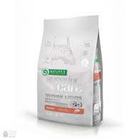 Nature's Protection Superior Care White Dog Adult Small Breeds Salmon, беззерновой сухой корм для собак с белой шерстью с лососем