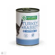 Консервы для котят Nature's Protection Kitten Turkey & Rabbit