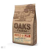 Oak's Farm Adult All Breeds Lamb Grain Free, беззерновой корм для собак всех пород с ягненком
