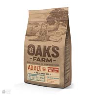 Oak's Farm Adult All Breeds Salmon Grain Free, беззерновой корм для собак всех пород с лососем