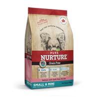 Pure Nurture Grain Free Small & Mini Salmon All Lifestages, беззерновой корм с лососем для собак малых пород на всех стадиях жизни