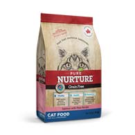 Pure Nurture Grain Free Salmon with Peas, беззерновой корм с лососем для взрослых кошек