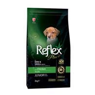 Reflex Plus Junior Mini & Small Breeds Chicken, корм для щенков малых пород с курицей