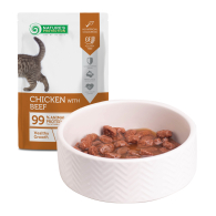 Nature's Protection Kitten Healthy Growth Chicken with Beef, влажный корм с курицей и говядиной для котят
