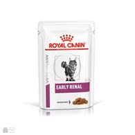 Royal Canin Early Renal Feline Pouches, влажный диетический корм для кошек старше 7 лет при ранней стадии почечной недостаточности